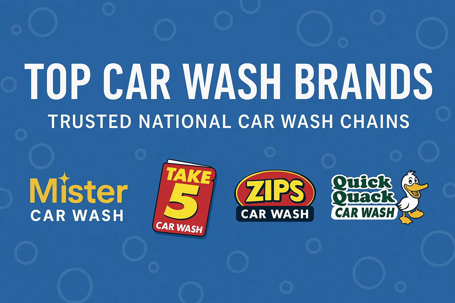 Top Car Wash Brands Banner